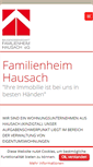 Mobile Screenshot of familienheim-hausach.de